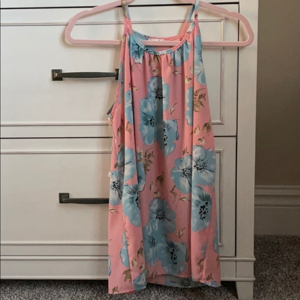 Floral Pastel Tank Top